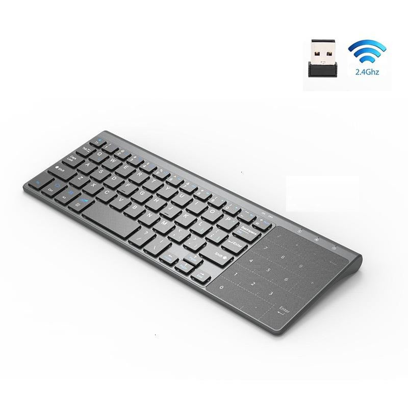 Jelly Comb 2.4G Thin Wireless Keyboard with Number Touchpad